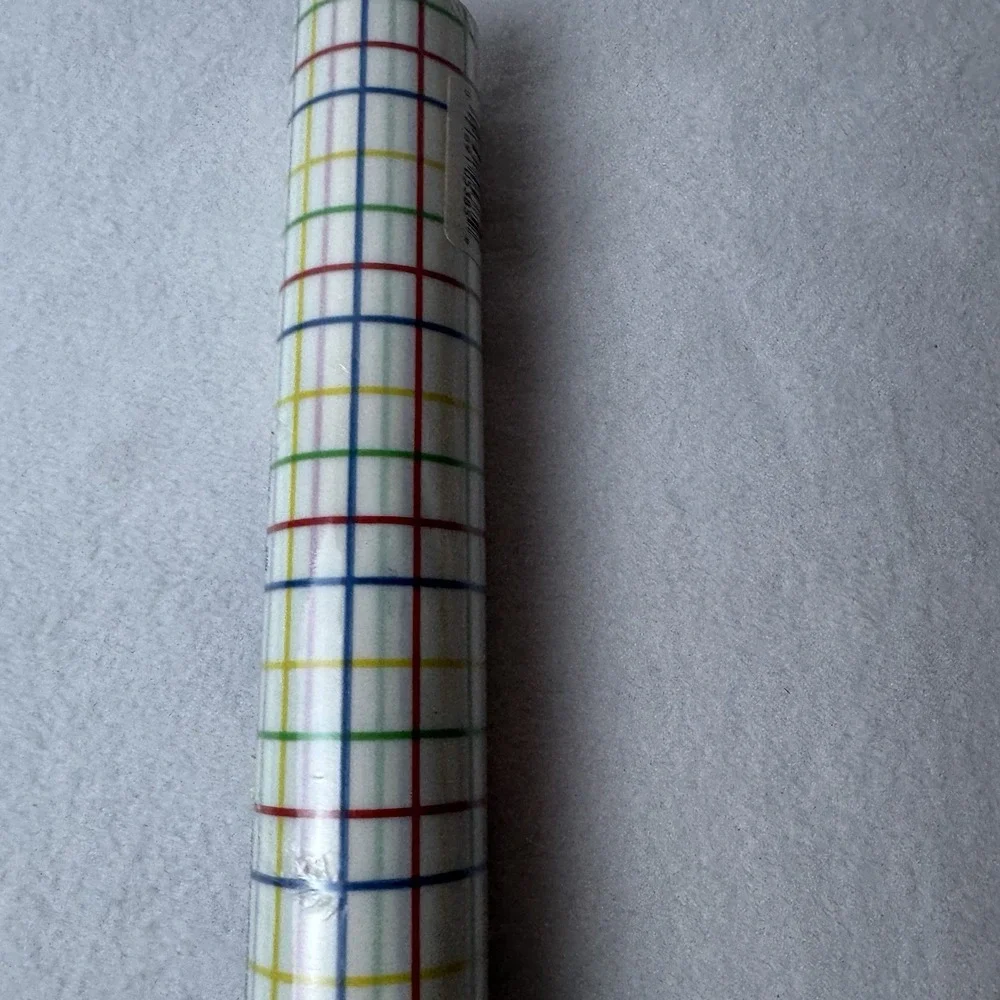 Vintage Rubbermaid Shelf Drawer Liner Candy Strip Stripe Colorful 5385 12 Inch
